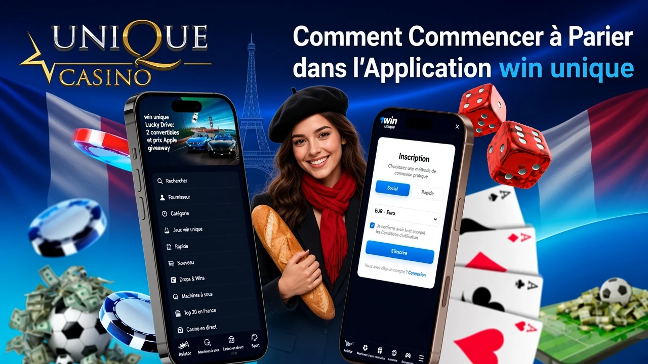 Guide étape par étape pour commencer à parier sur l'application, avec l'inscription et la sélection de jeux affichées sur des écrans mobiles
