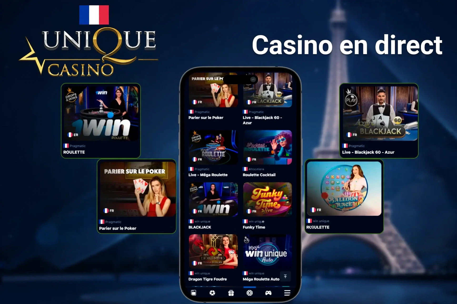 Machines à sous présentant des titres populaires comme Sugar Rush, Energy Coins et Hell Hot 100 sur mobile et ordinateur de bureau