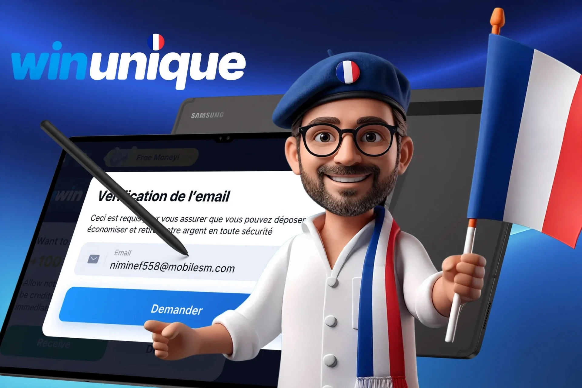 Détails de la procédure de vérification d'identité sur la plateforme WinUnique